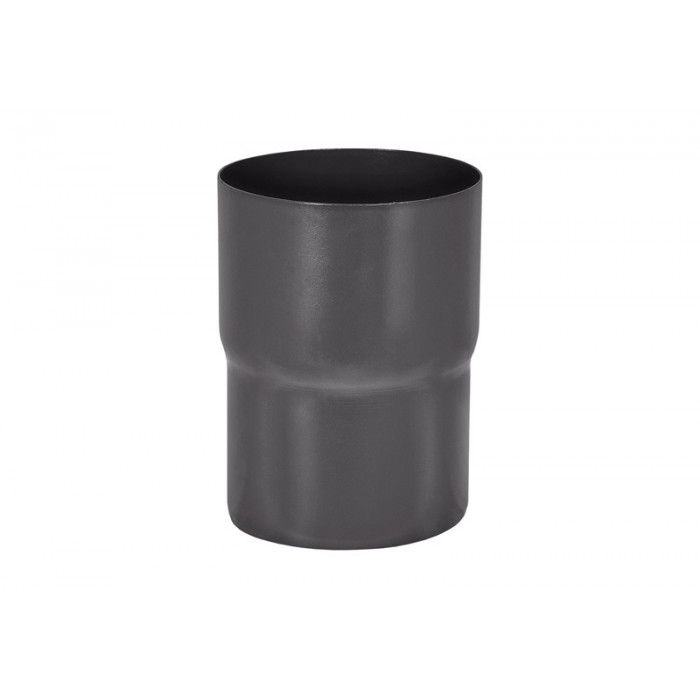 Соединитель трубы PU Aquasystem Matt RAL 7024 серый 90/125