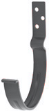 Крюк крепления желоба короткий PU Aquasystem Matt RAL 7024 серый 90/125