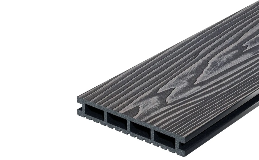 Террасная доска Docke DECKING Urban Жженый Кедр (графит)