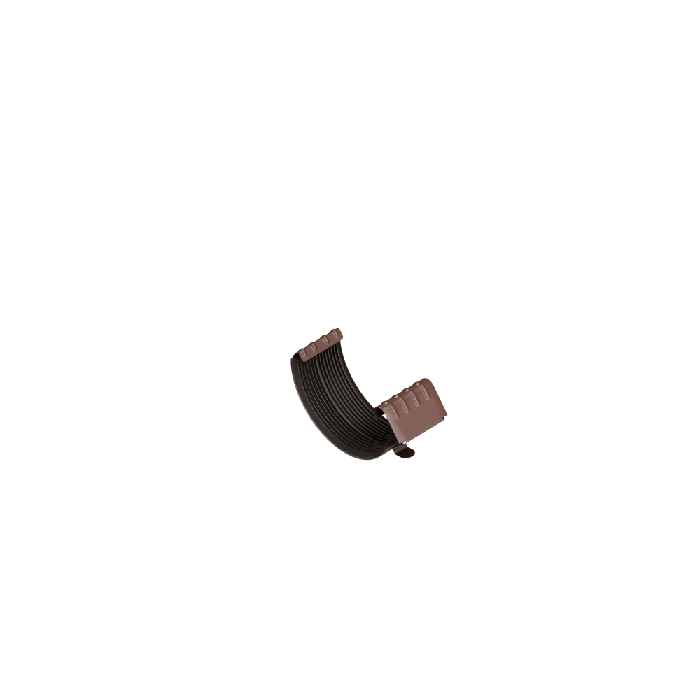 Соединитель желоба D125 Foramina Freeze (FRZ_D-01-DarkBrown\DarkBrown-0.6)