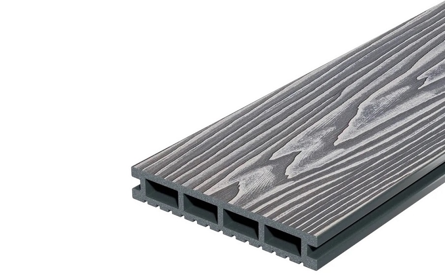 Террасная доска Docke DECKING Urban Дымчатый Дуб (серый)