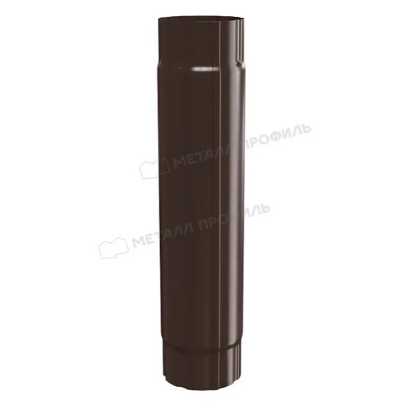 Труба водосточная Металл Профиль Foramina PUR D100х1000 Ral 8017