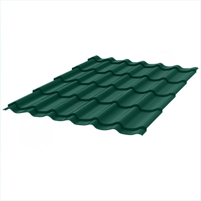 Металлочерепица Stynergy Garda Rooftop Бархат RAL 6005 0,5 сталь 1 кв.м