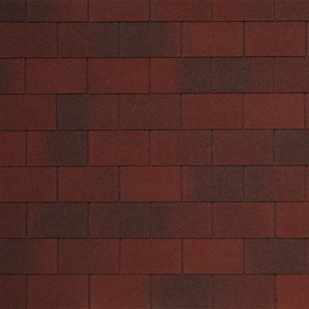 Мягкая кровля Tegola КАПРИ Красный (CAPRI Rosso 401) (1 кв.м.)
