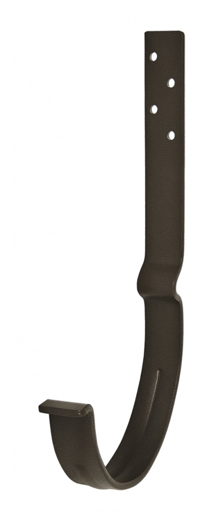 Крюк крепления желоба длинный PU Aquasystem Matt RR 32 (темно- коричневый) 90/125