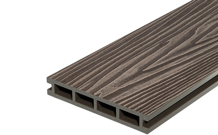 Террасная доска Docke DECKING Country Темный Орех (венге)