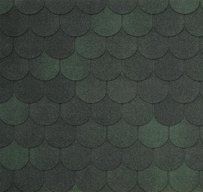 Мягкая кровля Tegola АСИЗИ Зелёный (ASSISI Verde 473) (1 кв.м.)