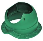 Krovent Base-VT Wave основание вентиляционной трубы для м/ч зеленый (RAL 6005)