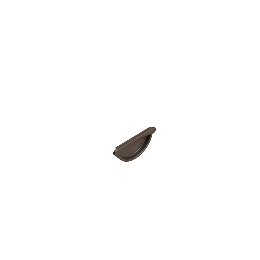 Заглушка желоба D125 Foramina Freeze (FRZ_D-01-DarkBrown\DarkBrown-0.6)