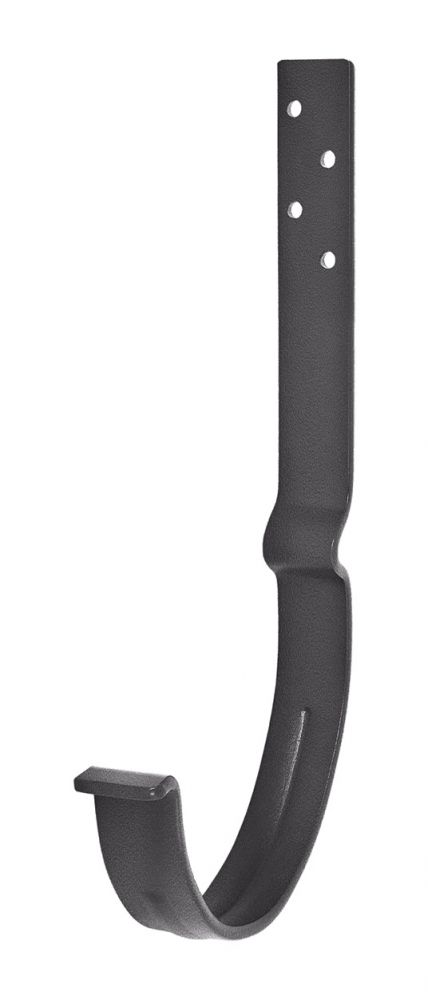 Крюк крепления желоба длинный PU Aquasystem Matt RAL 7024 серый 90/125