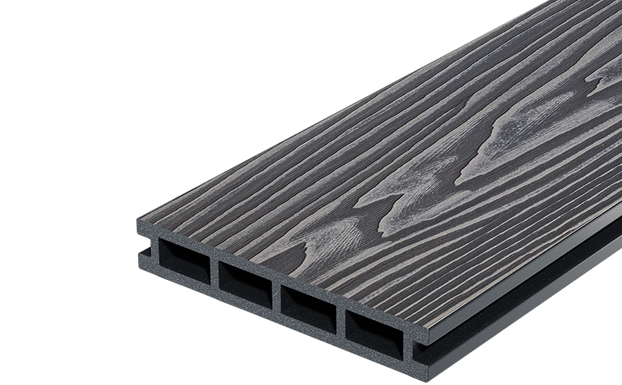 Террасная доска Docke DECKING Country Жженый Кедр (графит)