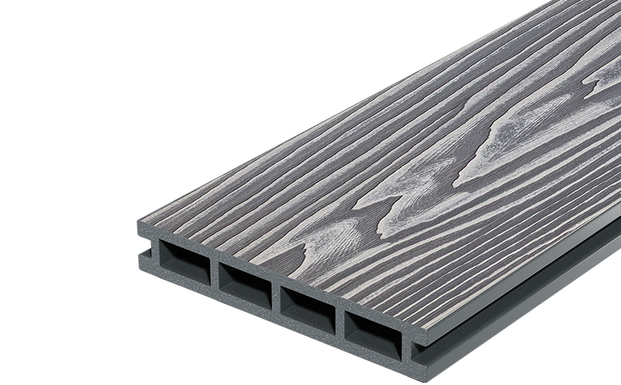 Террасная доска Docke DECKING Country Дымчатый Дуб (серый)