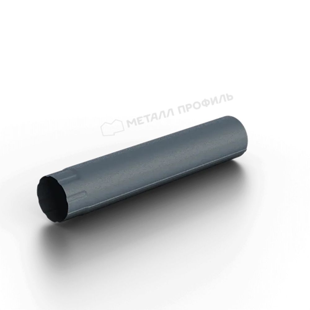 Труба водосточная D100х3000 Foramina Freeze (FRZ_D-01-Grey\Grey-0.5)