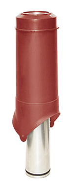 Krovent Pipe-VT IS Выход вентиляции 125/изол./500 красный (RAL 3009)