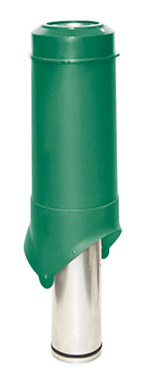 Krovent Pipe-VT IS Выход вентиляции 125/изол./500 зеленый (RAL 6005)