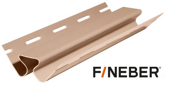 Угол внутренний Fineber к фасадной панели бежевый 3.0 м