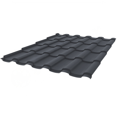Металлочерепица Stynergy Stella Rooftop Кашемир RAL 7024 0,5 сталь 1 кв.м