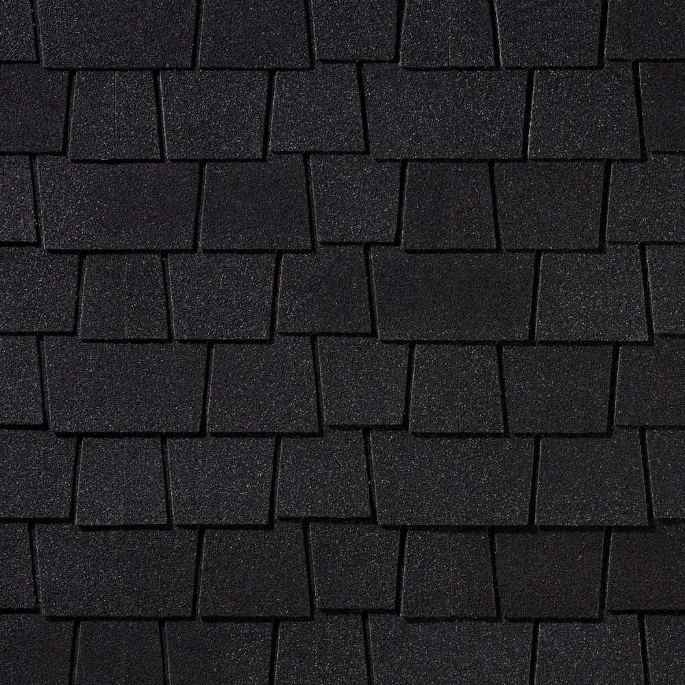 Гибкая черепица Quiet Tile Timber Чёрное дерево