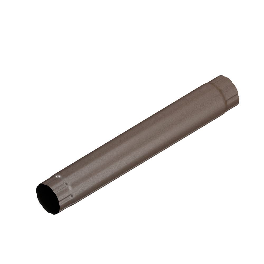 Труба соединительная D100х1000 Foramina Freeze (FRZ_D-01-DarkBrown\DarkBrown-0.5)