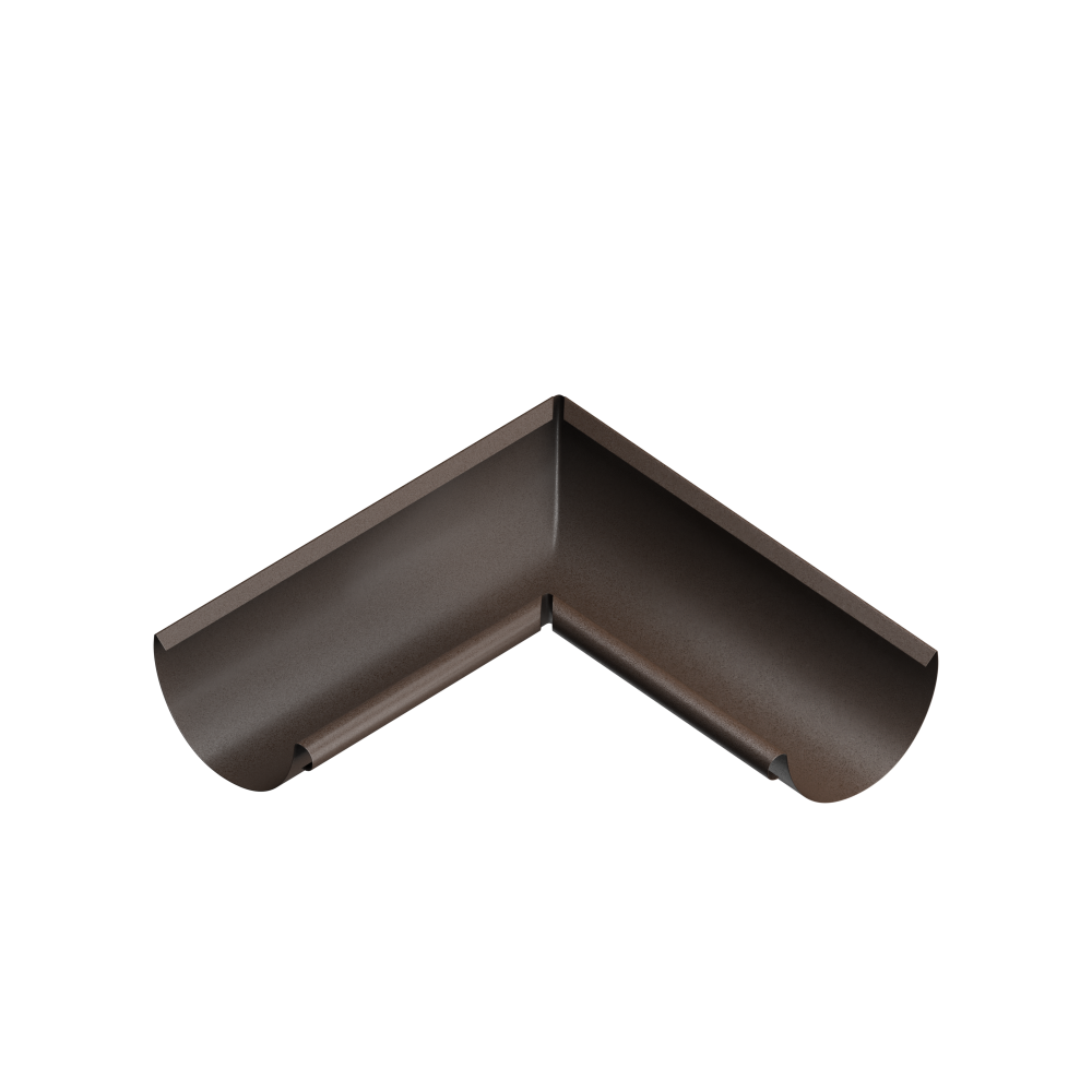 Угол желоба внутренний D125 Foramina Freeze (FRZ_D-01-DarkBrown\DarkBrown-0.6)