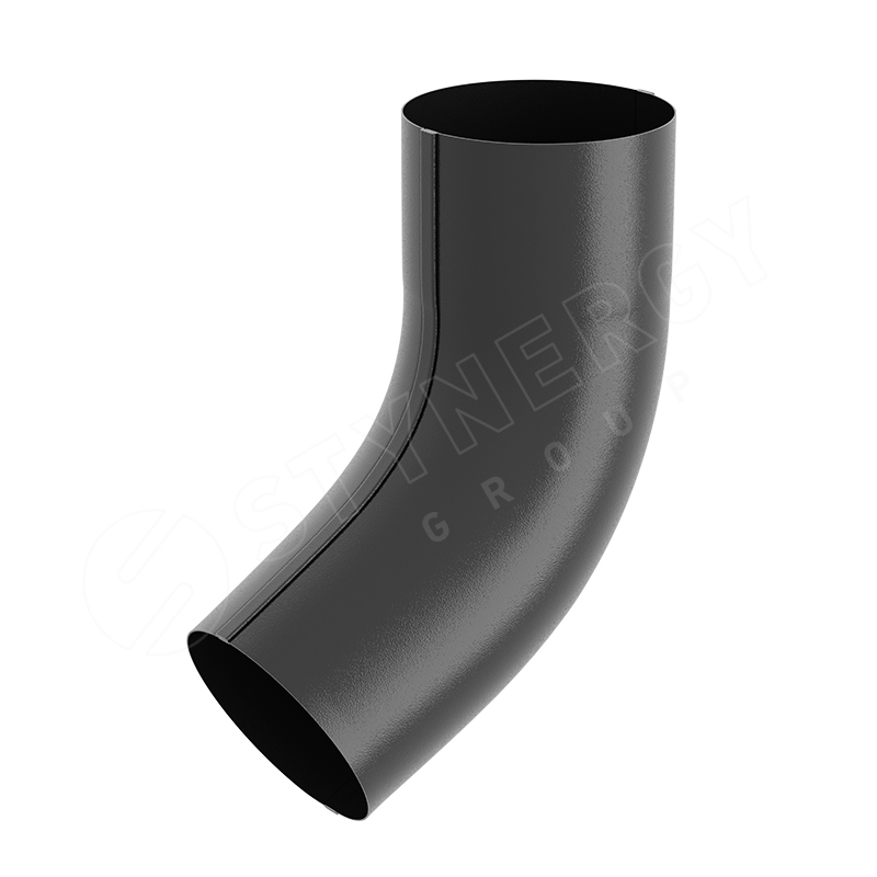 Колено трубы 60° Stynergy ПРЕМИУМ PU 125/90 RAL 7024