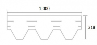 SBS модифицированная гибкая черепица Docke Премиум Шеффилд Кофе