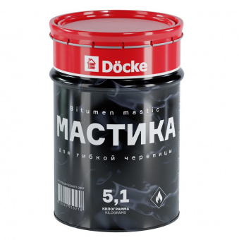 Мастика Docke для гибкой черепицы 5 л.