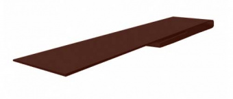 Планка финишная 46х25 Grand Line РЕ 0,45 сталь RAL 8017 коричневый