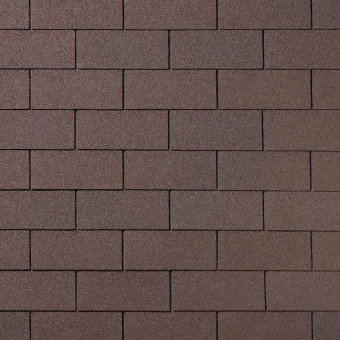 Гибкая черепица Quiet Tile Brick Коричневый