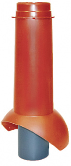 Krovent Pipe-VT IS Выход канализации 110/изол./500 красный (RAL 3009)