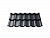 Металлочерепица Ruukki® Finnera™GreenCoat Crown BT RR23 Графит