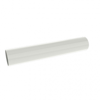 Труба круглая 3 м RUPLAST (РУПЛАСТ) Белый RAL 9003