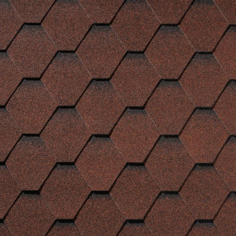 Гибкая черепица Quiet Tile Shadow Карминно-красный