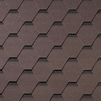 Гибкая черепица Quiet Tile Shadow Темное дерево