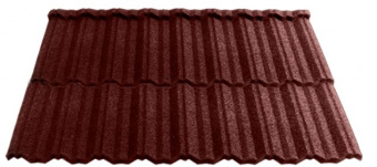 Композитная черепица GREEN GROWTH Classic Tile wine_red