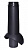 Krovent Pipe-VT IS Выход канализации 110/изол./500 черный (RAL 9005)