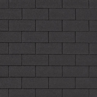 Гибкая черепица Quiet Tile Brick Черный