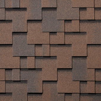 Гибкая черепица Quiet Tile Gallery Латунная медь