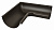 Угол желоба внутренний 90 градусов PU Aquasystem Matt RR 32 (темно- коричневый) 90/125
