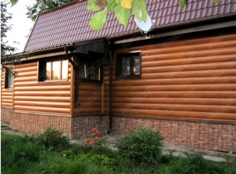 Колено стока Grand Line, 90 мм, RAL 8017 коричневый