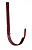 Крюк Grand Line длинный 125*340 мм, RAL 3005 вишня