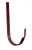 Крюк Grand Line длинный 125*340 мм, RAL 3005 вишня Крюк Grand Line длинный 125*340 мм, RAL 3005 вишня