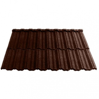 Композитная черепица GREEN GROWTH Classic Tile brown_black