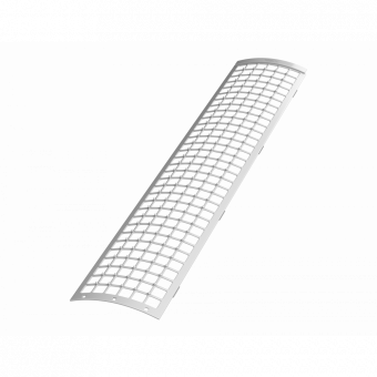 Решетка желоба защитная ТехноНиколь (0,6 пог.м.) белый
