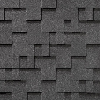Гибкая черепица Quiet Tile Gallery Серый умбра