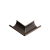 Угол желоба наружный D125 Foramina Freeze (FRZ_D-01-DarkBrown\DarkBrown-0.6)