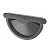 Заглушка желоба STYNERGY ПРЕМИУМ PU 125/90 RAL 7024