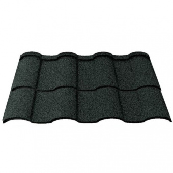 Композитная черепица GREEN GROWTH Roman Tile green_black